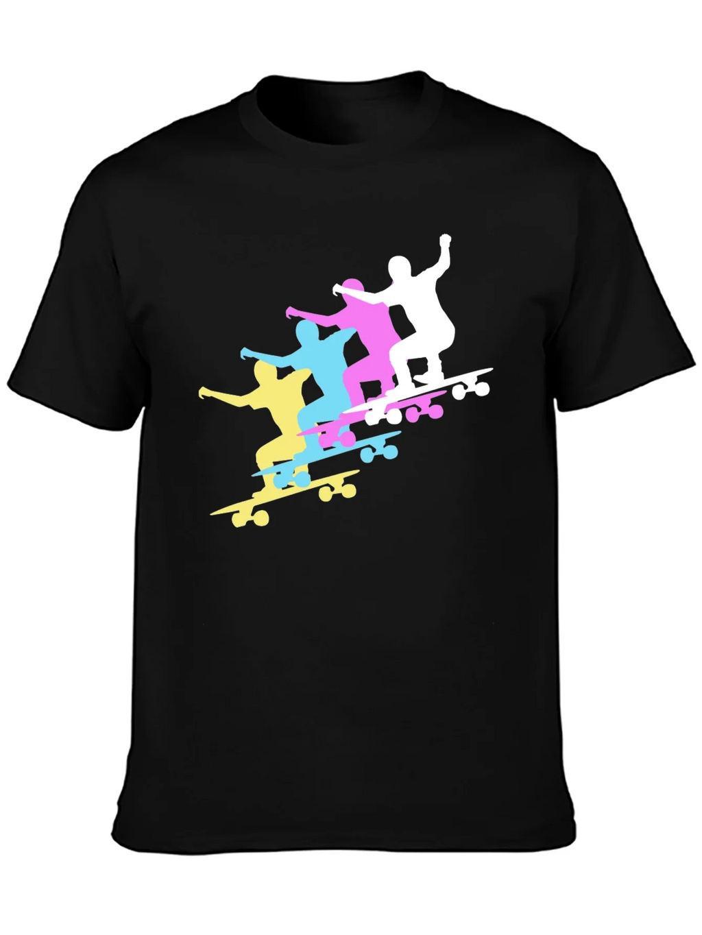 Skateboard Silhouette Graphic T-Shirt product image 2