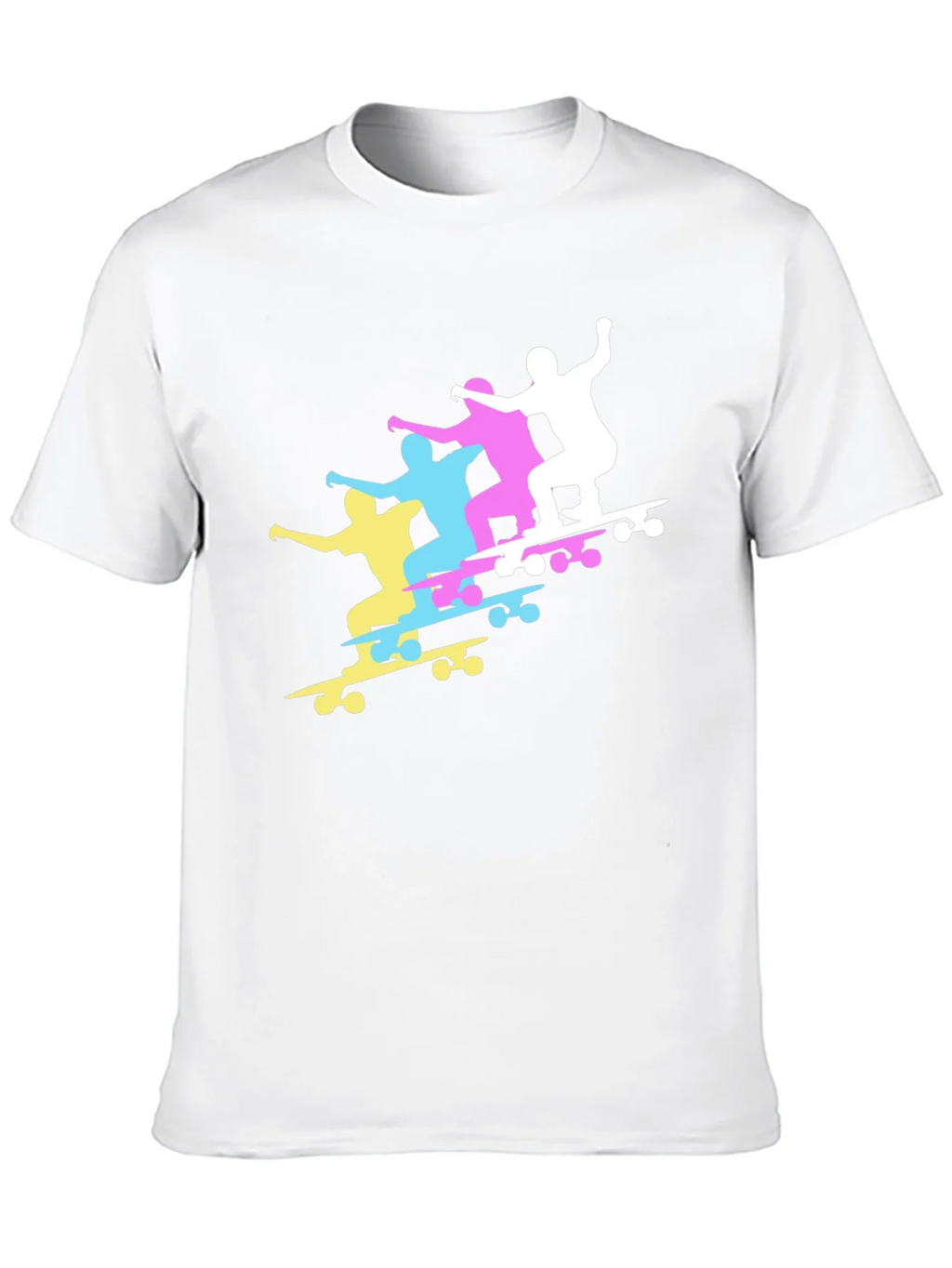 Skateboard Silhouette Graphic T-Shirt product image 7