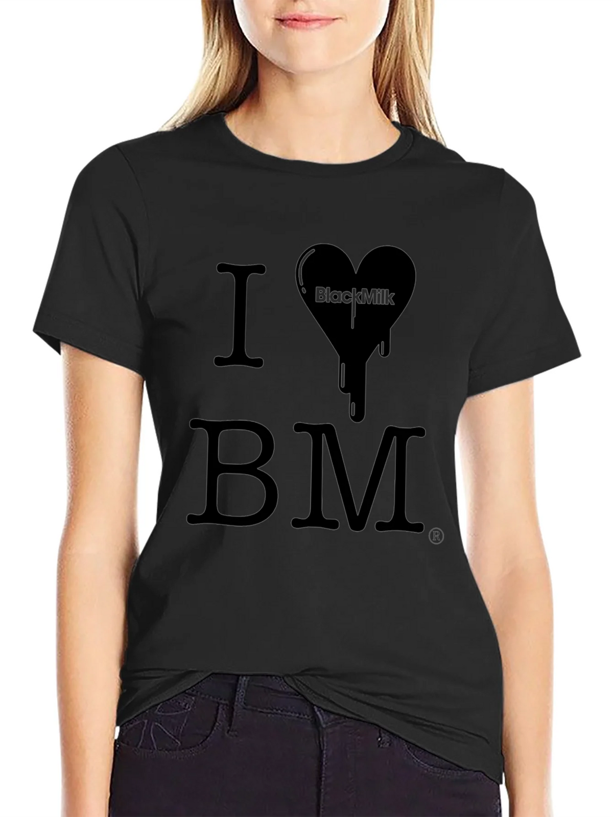 I Love BlackMilk T-Shirt - Black Graphic Tee product image 1