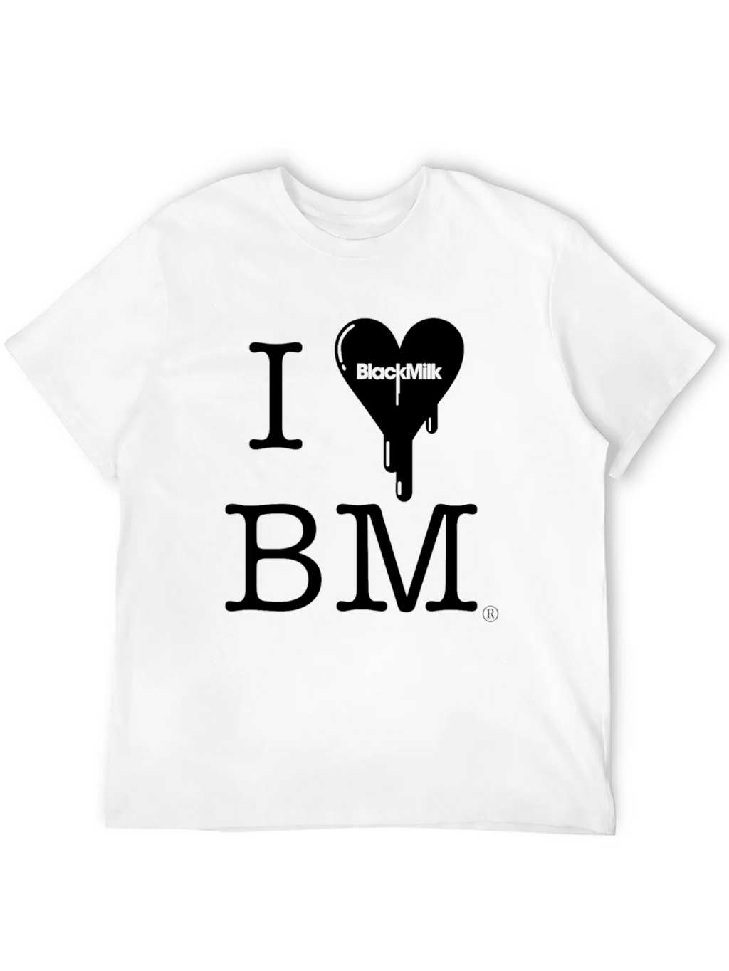 I Love BlackMilk T-Shirt - Black Graphic Tee product image 6