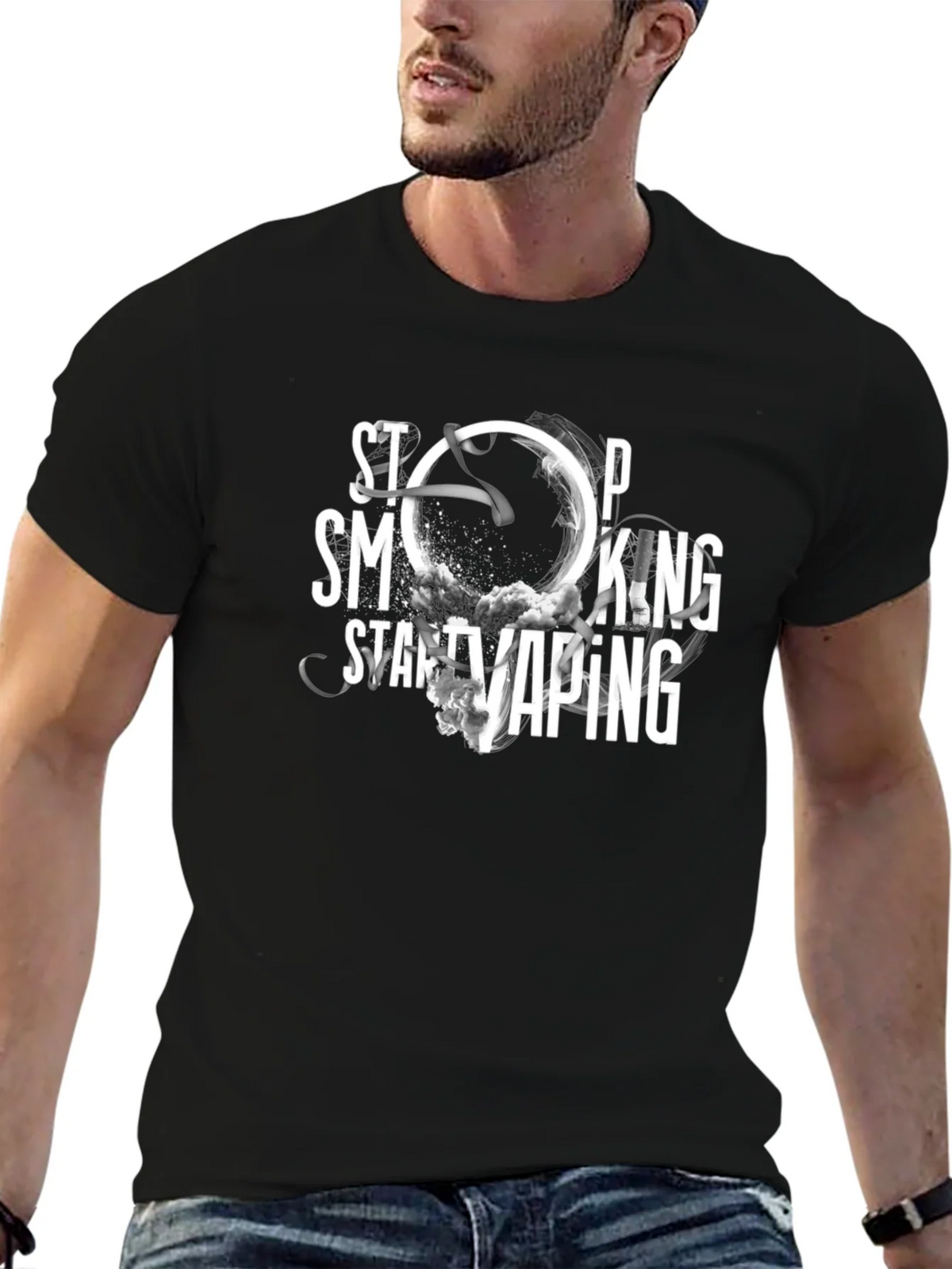 Stop Smoking Start Vaping T-Shirt product image 6
