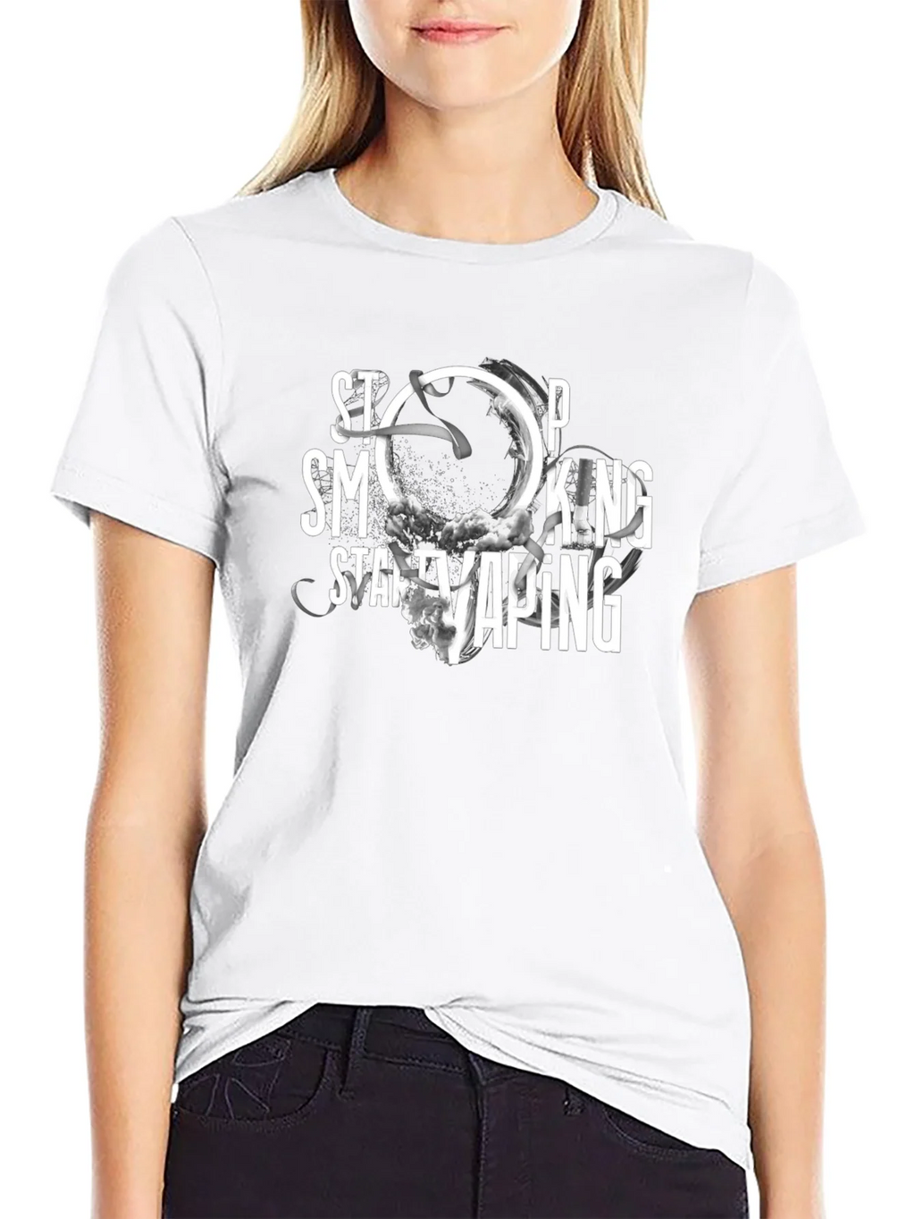 Stop Smoking Start Vaping T-Shirt product image 8