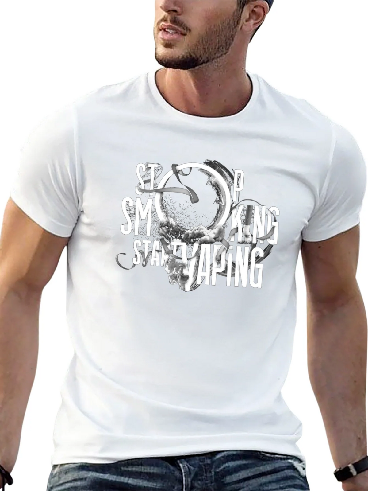 Stop Smoking Start Vaping T-Shirt product image 12