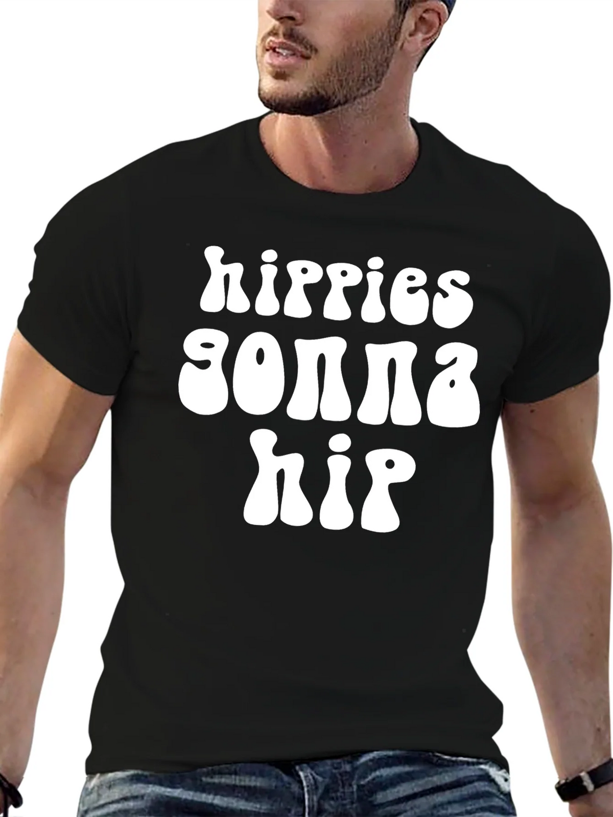 Hippies Gonna Hip Graphic T-Shirt product image 6