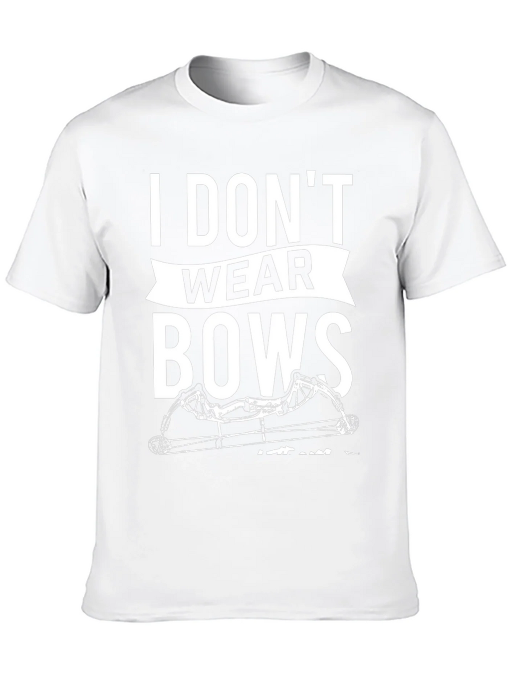 I Dont Wear Bows Mens T-Shirt product image 9