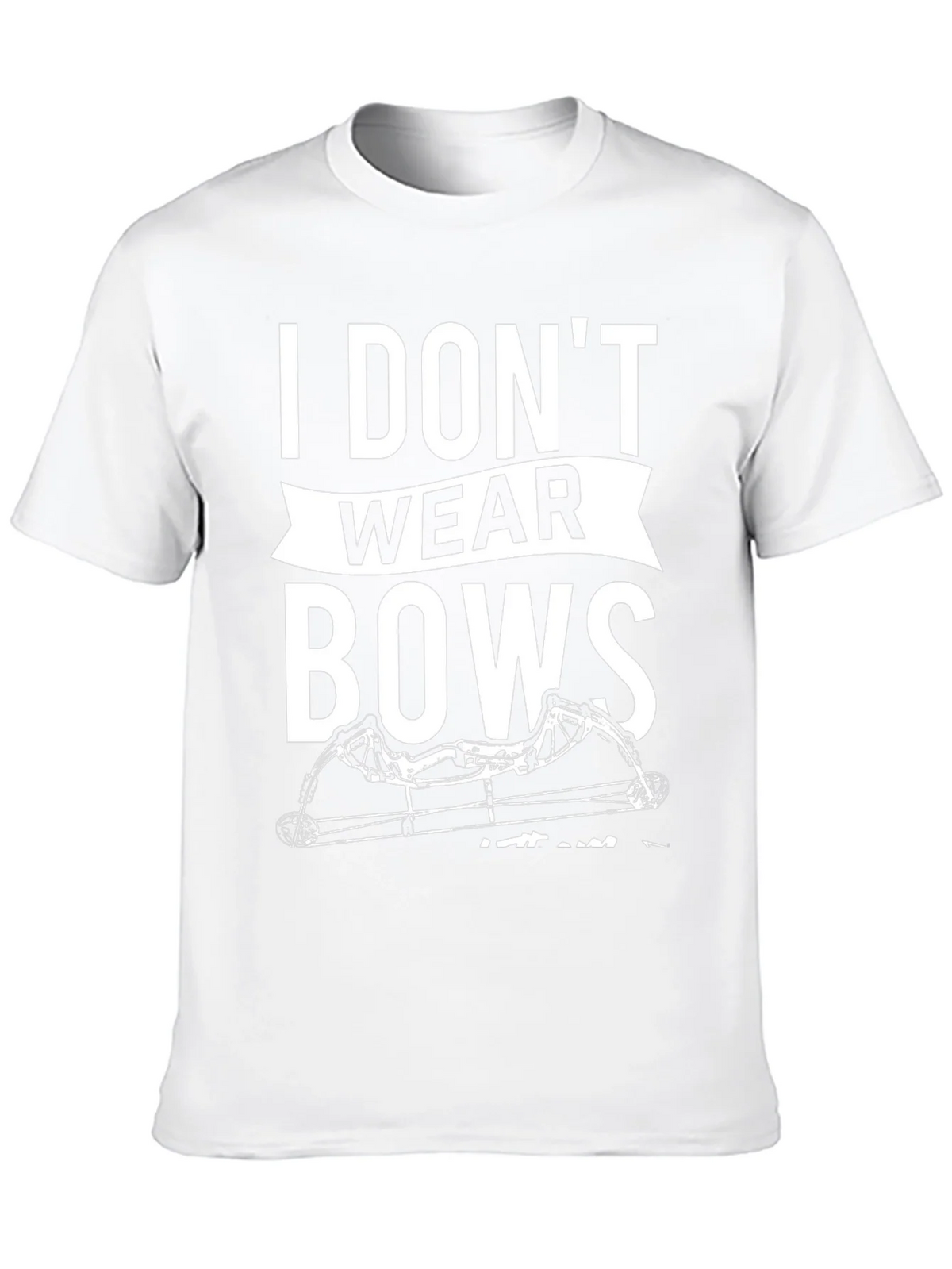 I Dont Wear Bows Mens T-Shirt product image 9