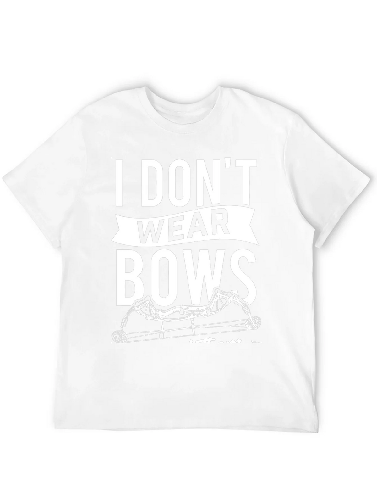 I Dont Wear Bows Mens T-Shirt product image 11