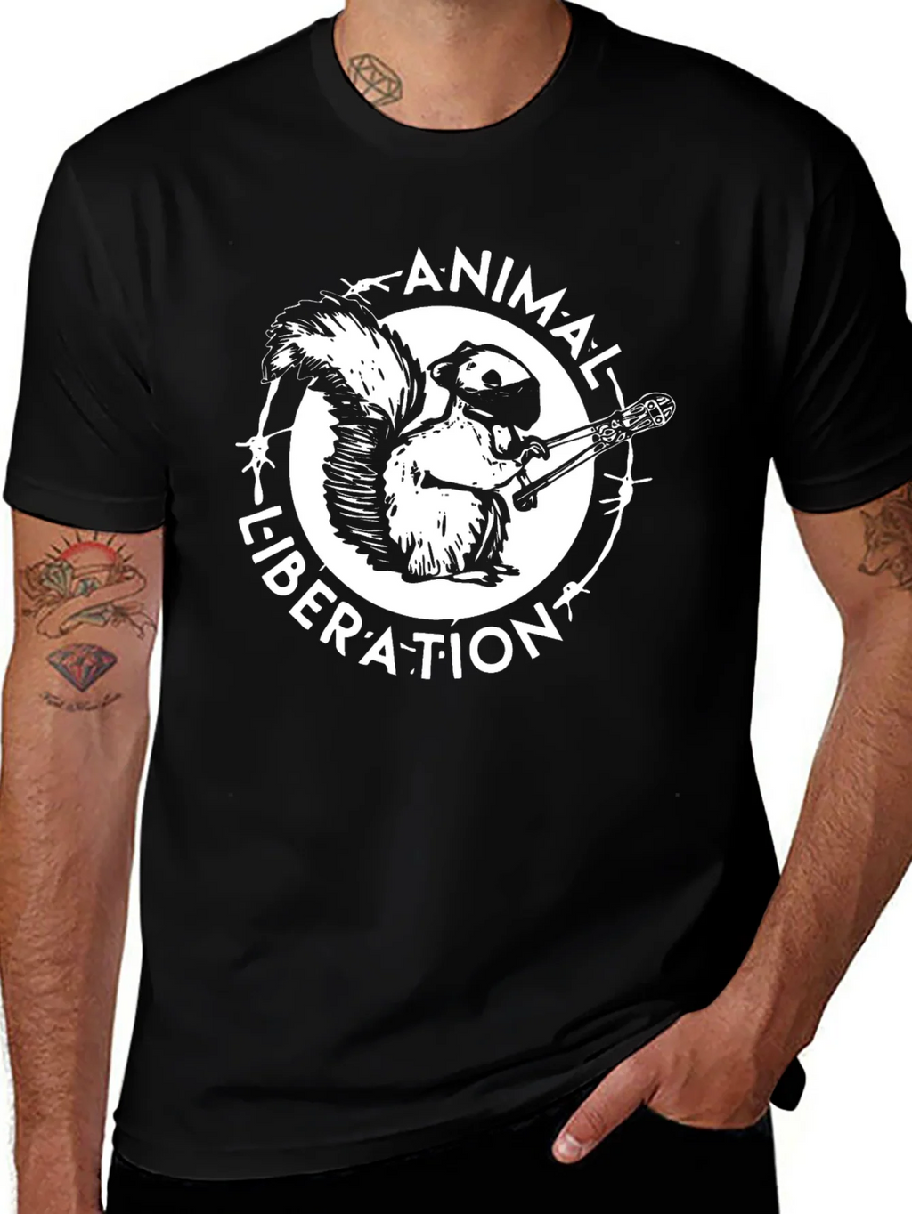 Animal Liberation Squirrel T-Shirt product image 1