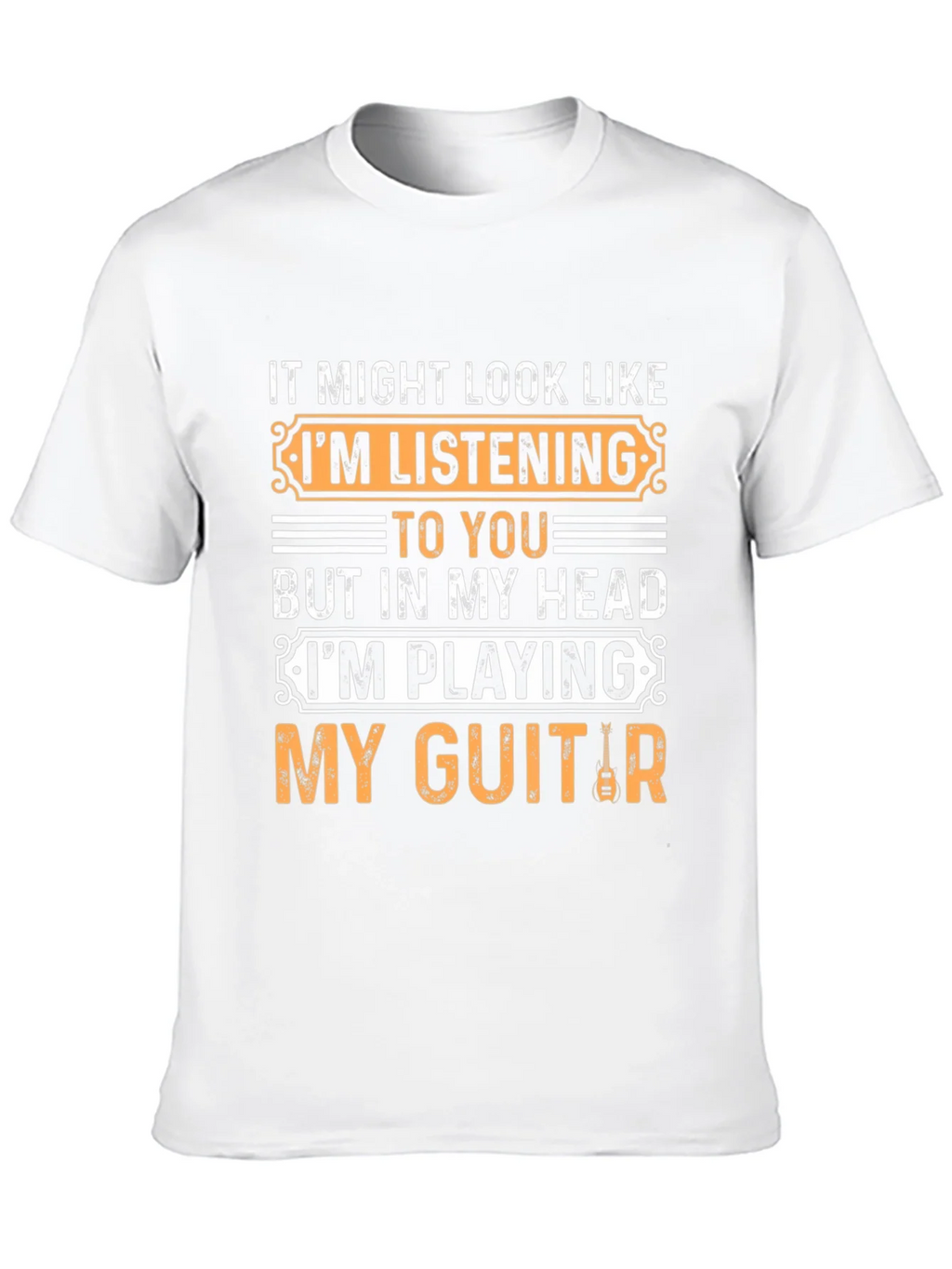 Funny Guitarist T-Shirt - Playing Guitar Design product image 8