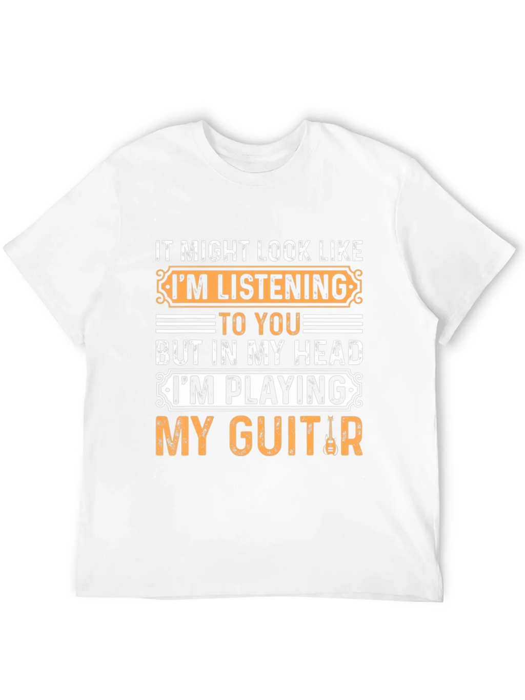 Funny Guitarist T-Shirt - Playing Guitar Design product image 10