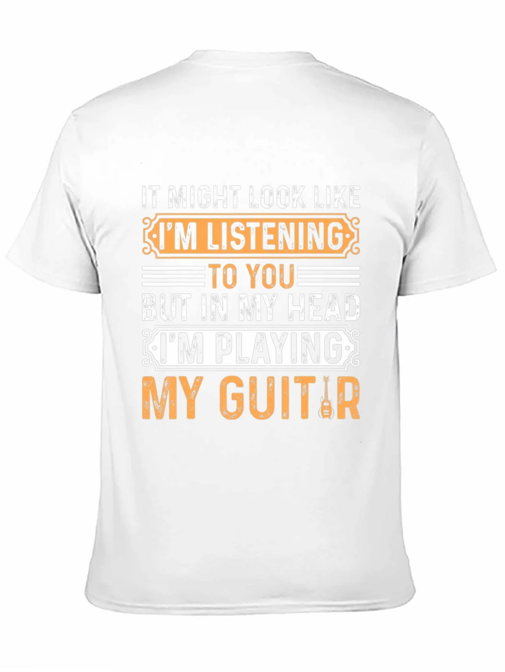 Funny Guitarist T-Shirt - Playing Guitar Design product image 9