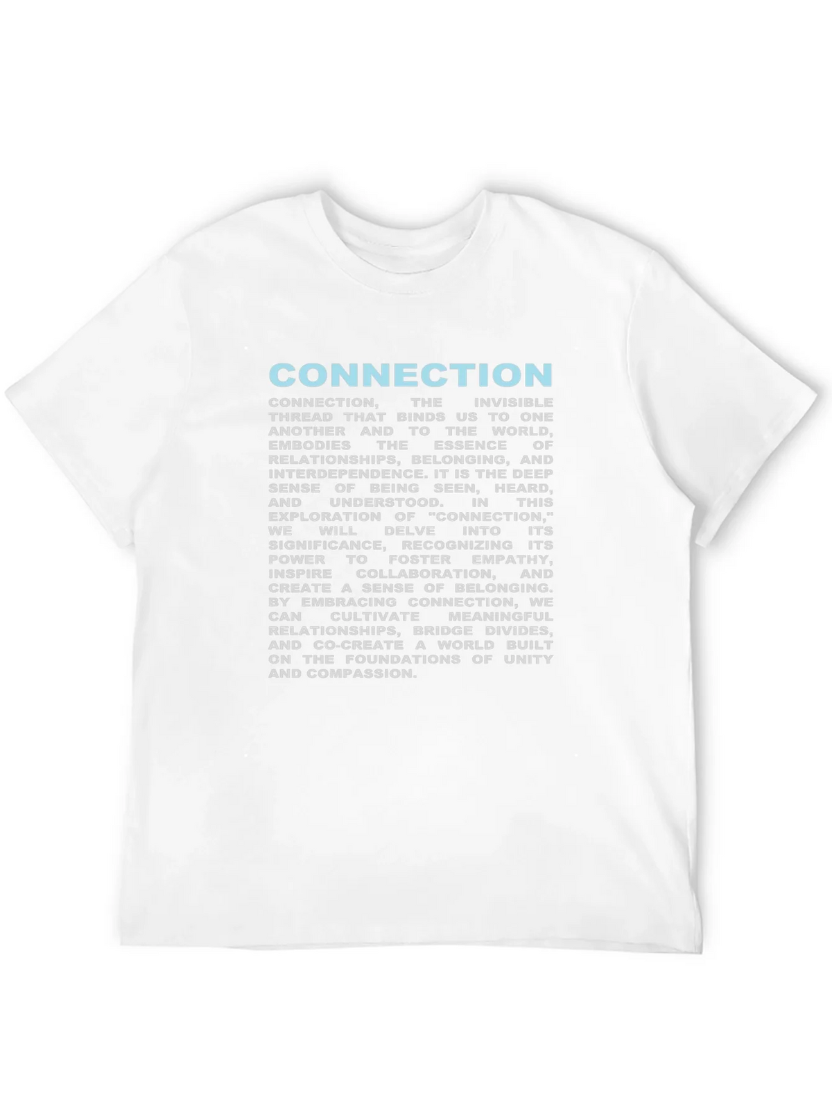 Connection T-Shirt: Unity & Empathy Design product image 11