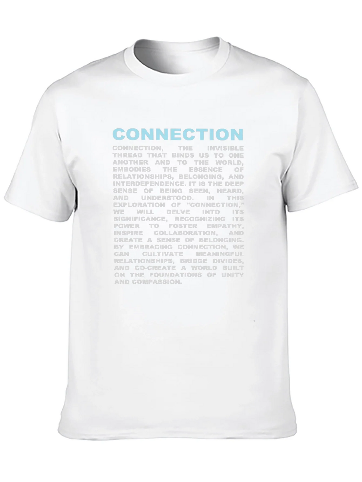 Connection T-Shirt: Unity & Empathy Design product image 9