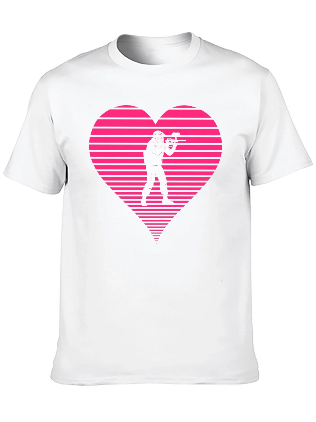 Paintball Heart Graphic T-Shirt - Black product image 9