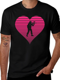 Paintball Heart Graphic T-Shirt - Black product image 1