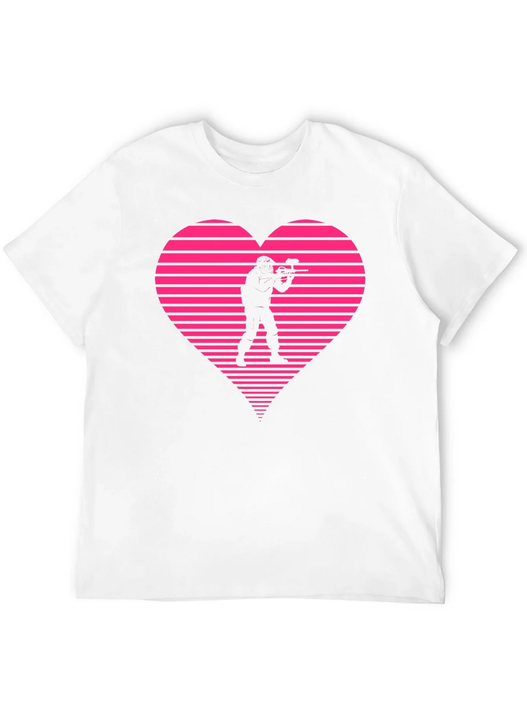 Paintball Heart Graphic T-Shirt - Black product image 11