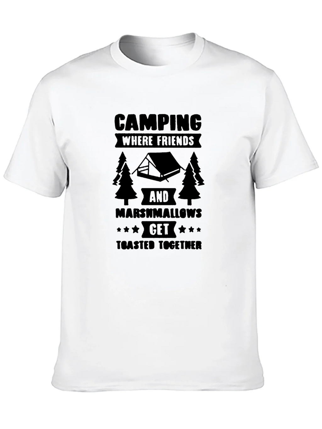 Camping Friends & Marshmallows Graphic Tee product image 9