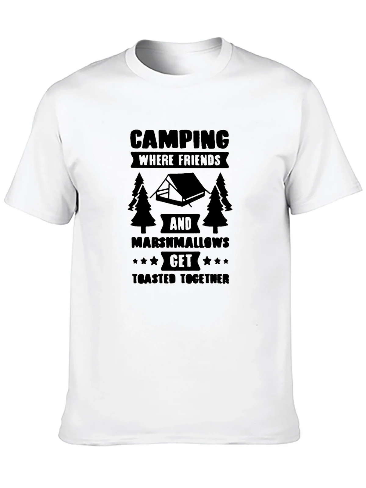 Camping Friends & Marshmallows Graphic Tee product image 9