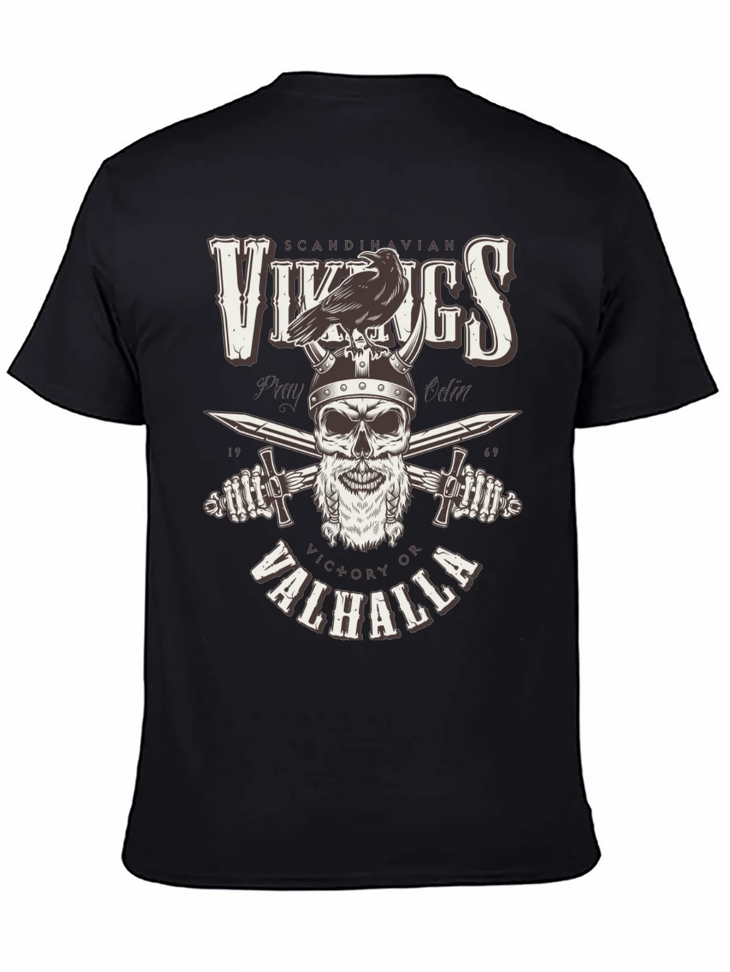 Vikings Victory or Valhalla Graphic Tee product image 4