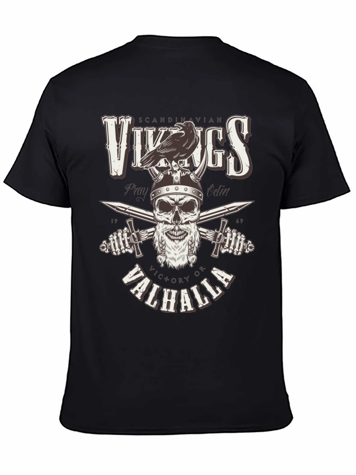 Vikings Victory or Valhalla Graphic Tee product image 4
