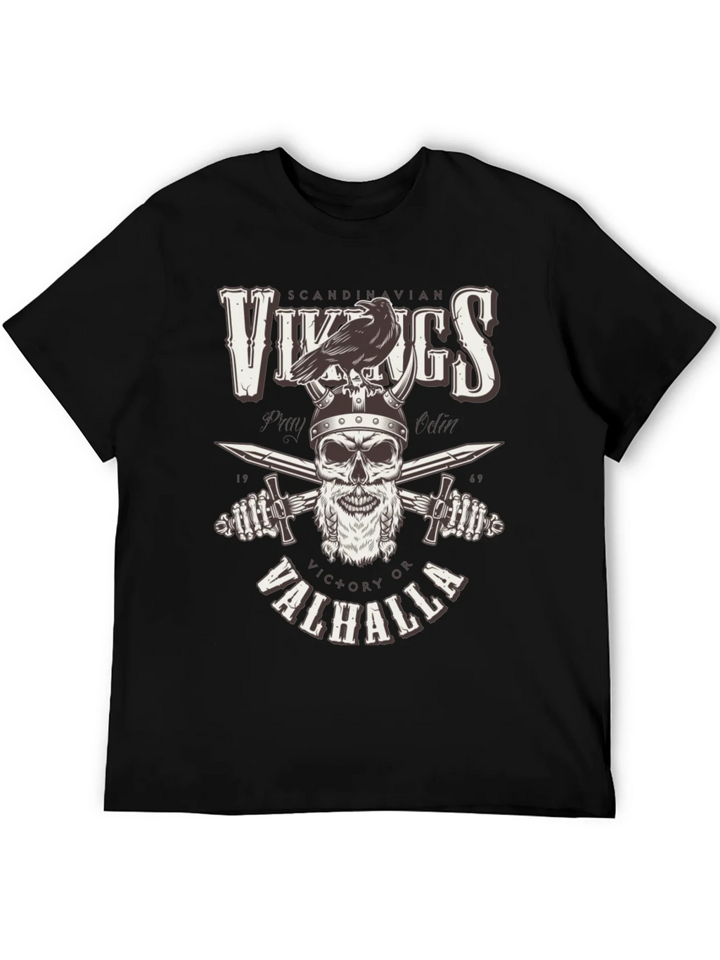 Vikings Victory or Valhalla Graphic Tee product image 5