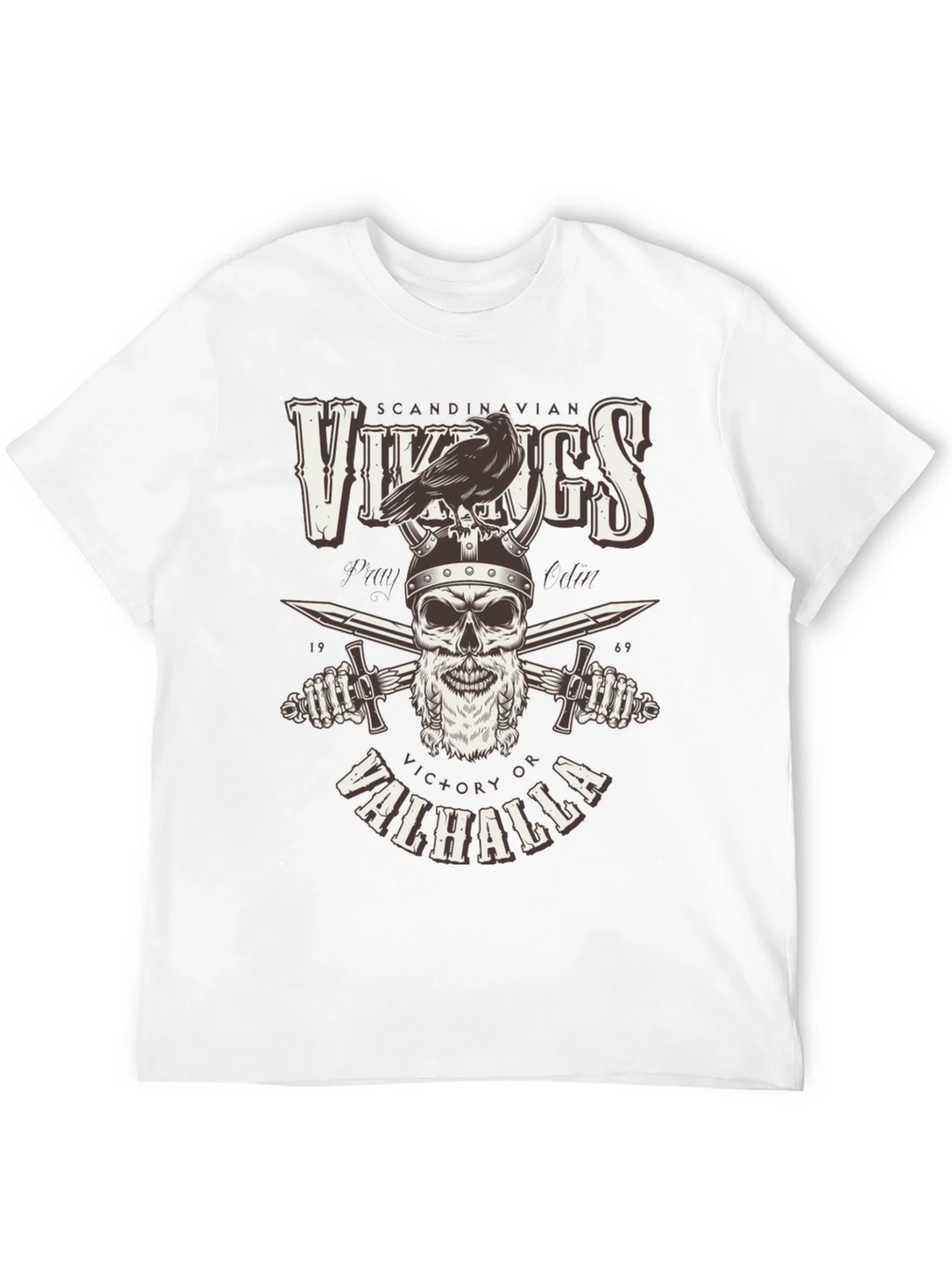 Vikings Victory or Valhalla Graphic Tee product image 11