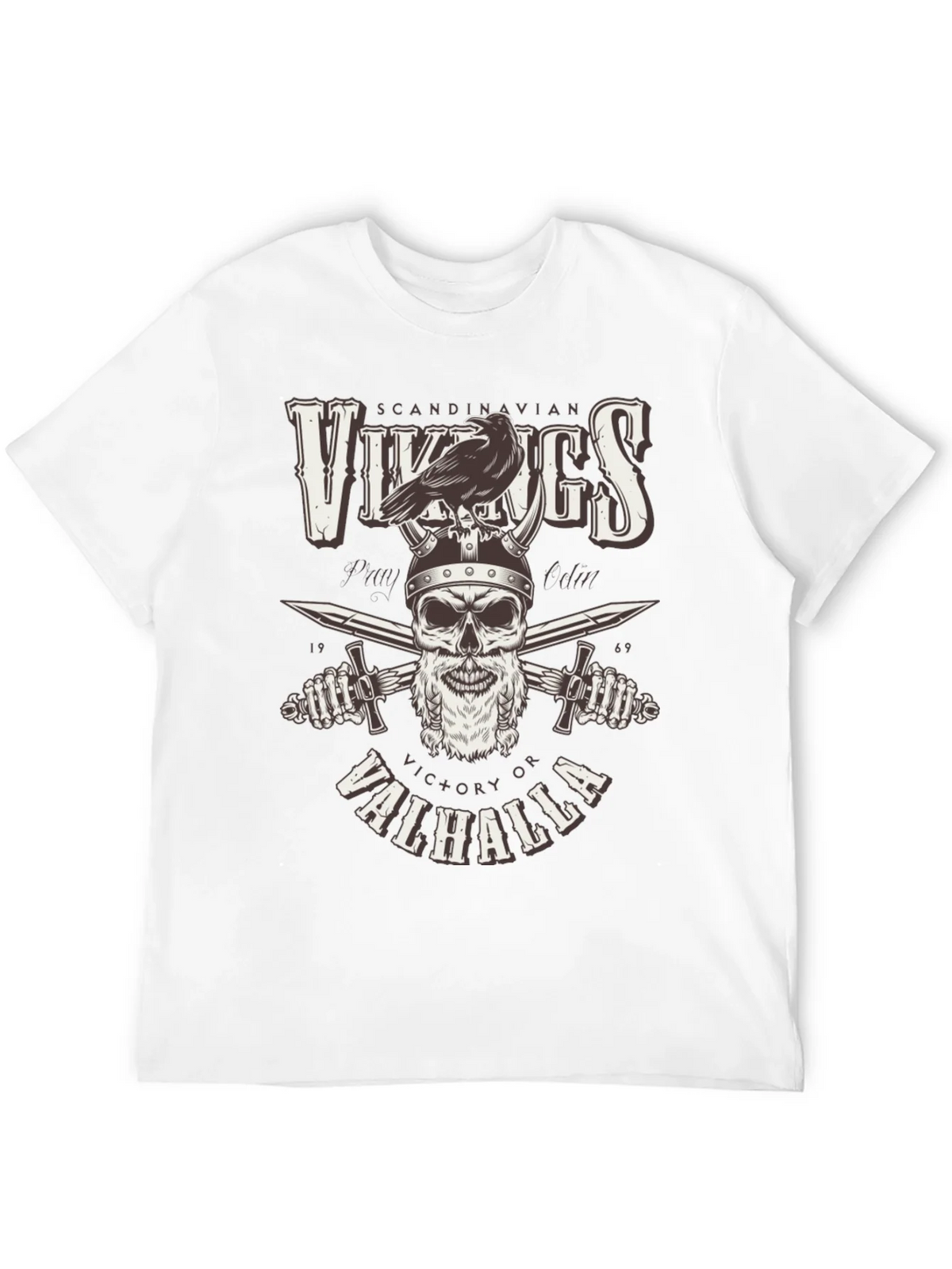 Vikings Victory or Valhalla Graphic Tee product image 11