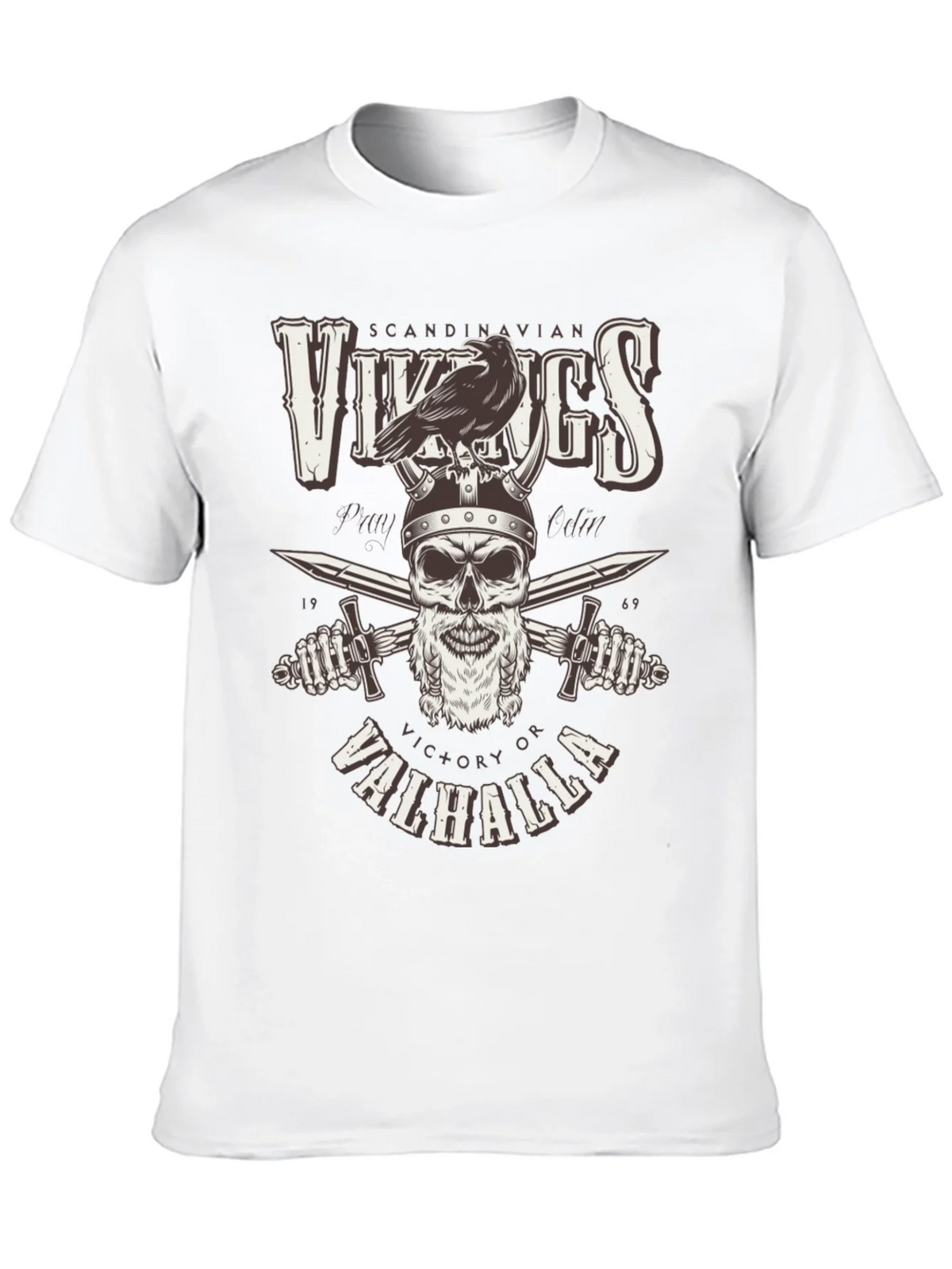 Vikings Victory or Valhalla Graphic Tee product image 9