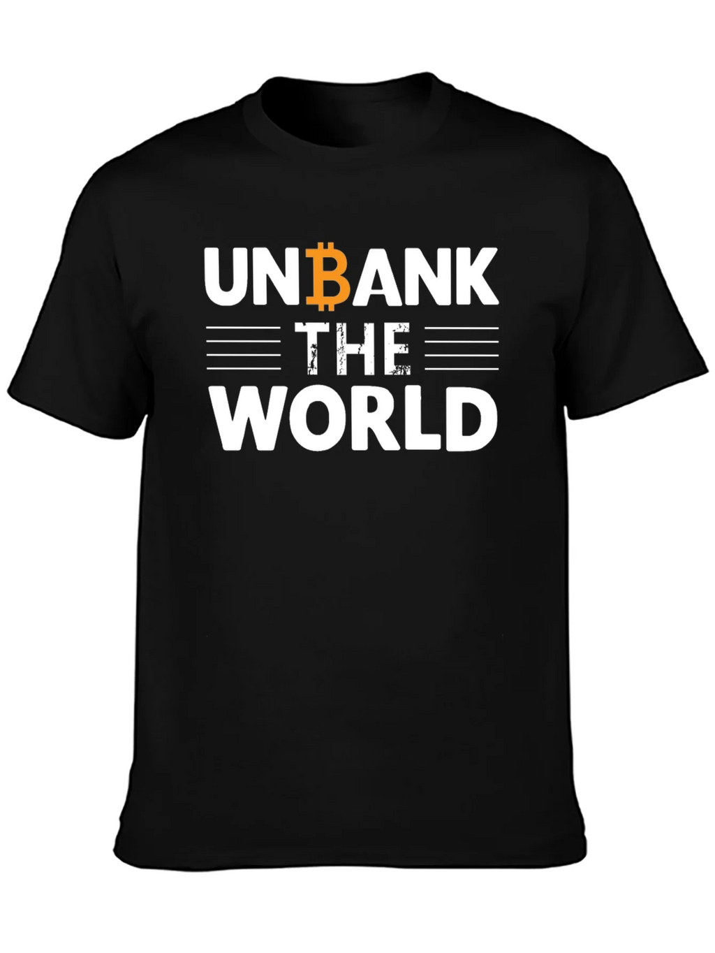 Unbank The World Bitcoin T-Shirt - Crypto Tee product image 3