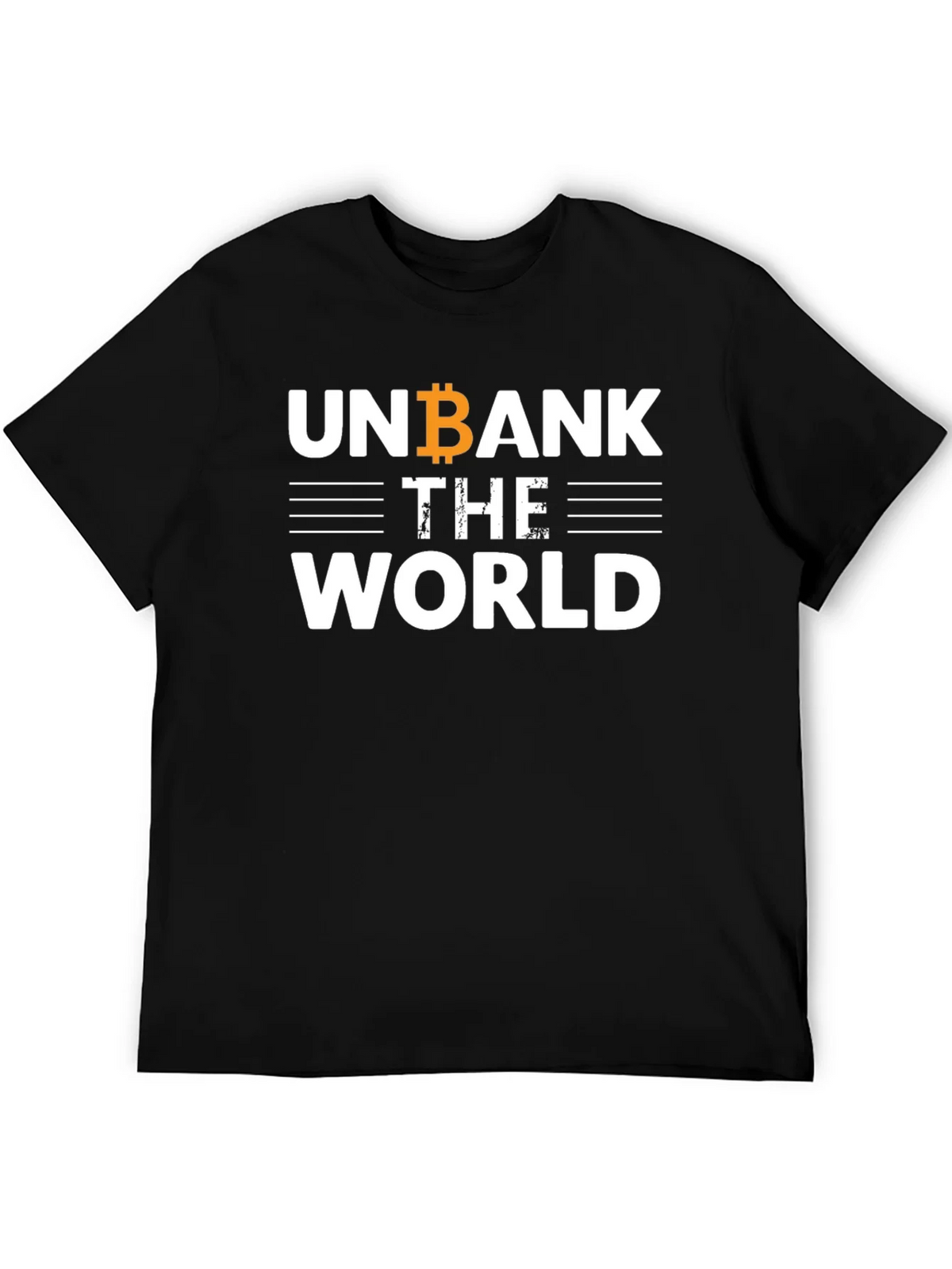 Unbank The World Bitcoin T-Shirt - Crypto Tee product image 5