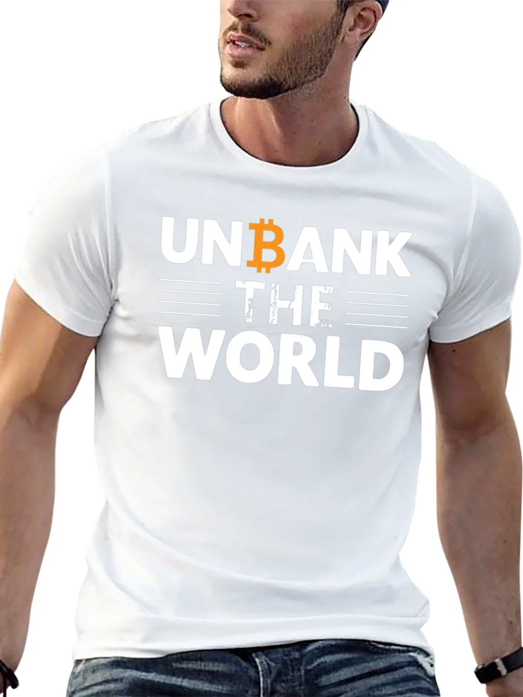 Unbank The World Bitcoin T-Shirt - Crypto Tee product image 12