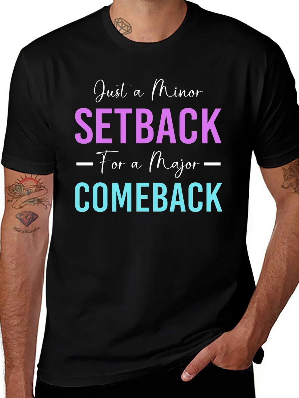 Minor Setback Major Comeback Graphic Tee product image 1