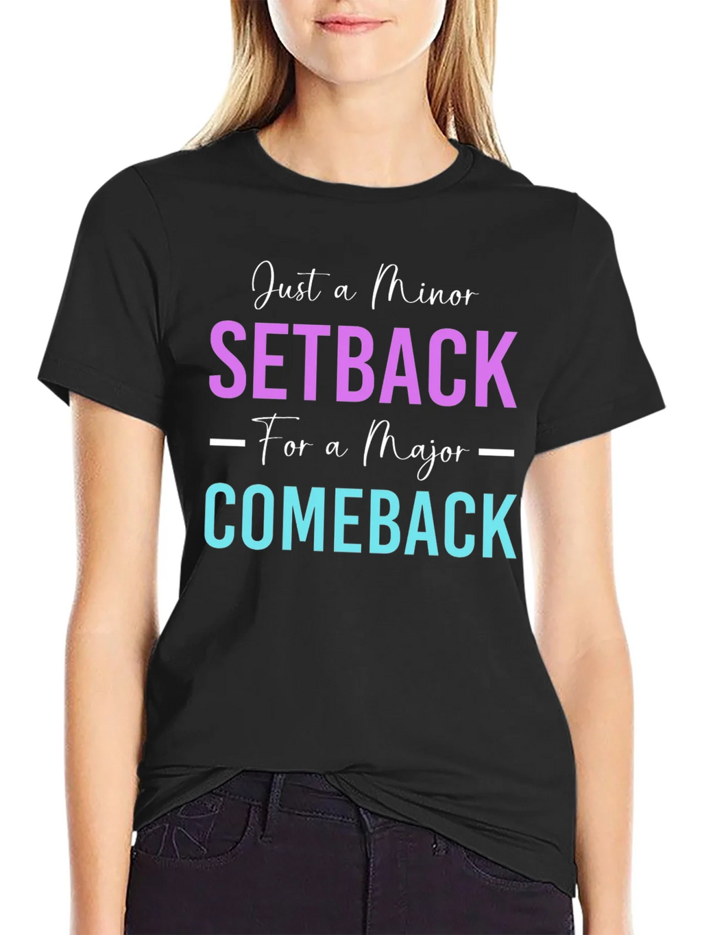 Minor Setback Major Comeback Graphic Tee product image 2