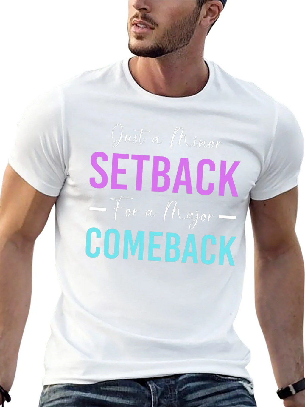 Minor Setback Major Comeback Graphic Tee product image 12