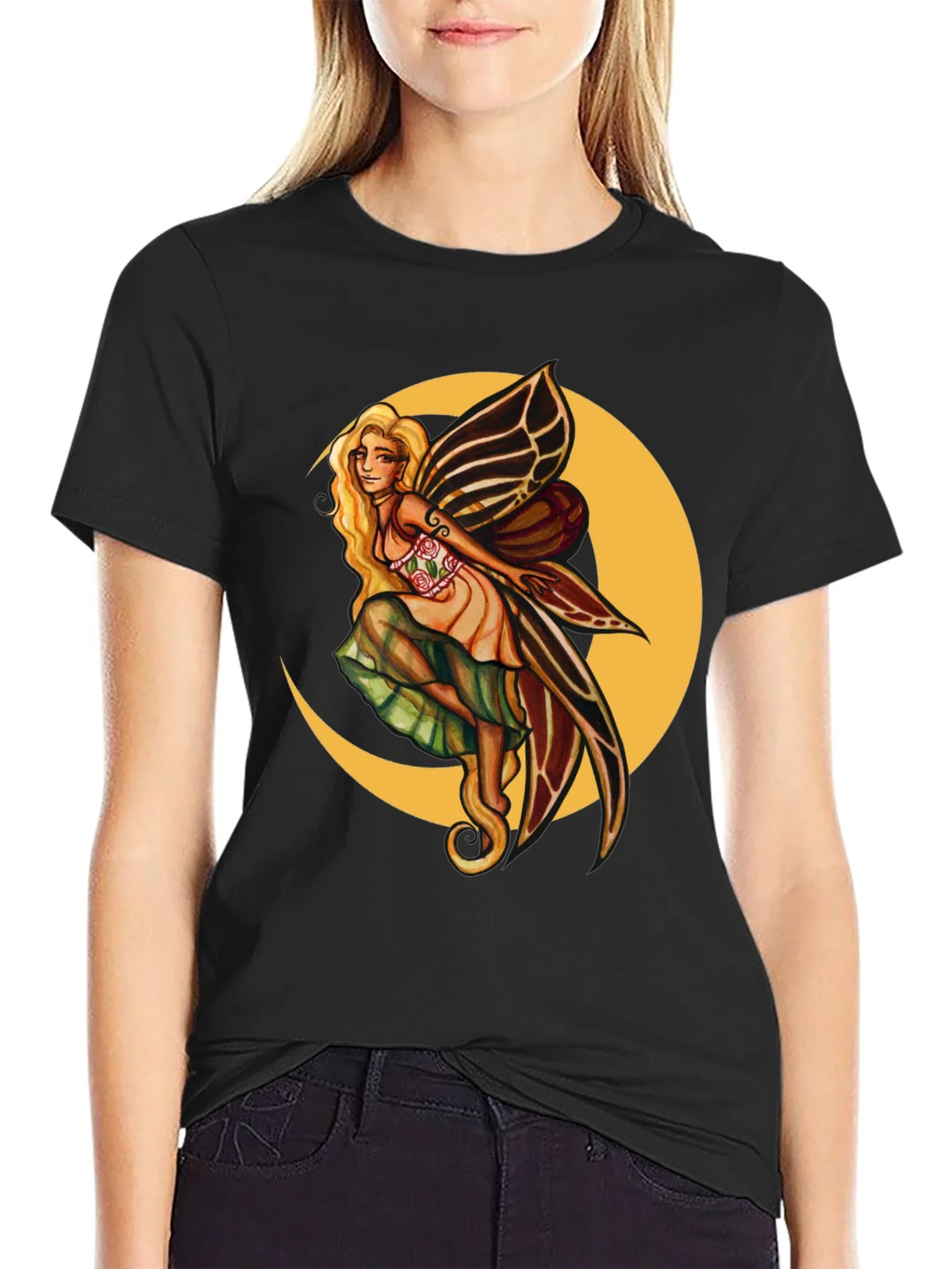 Fairy Moon T-Shirt - Unique Graphic Tee product image 2