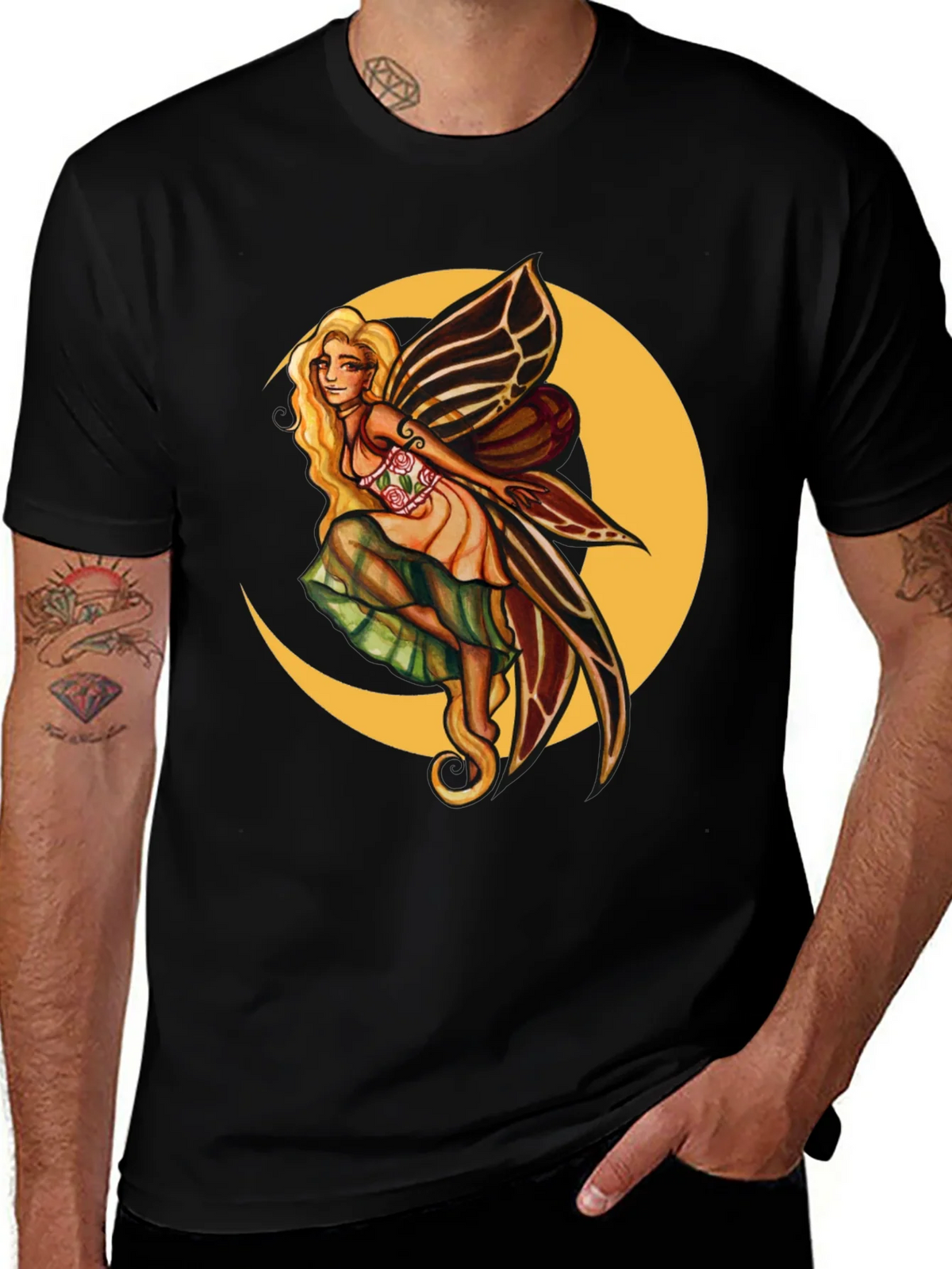 Fairy Moon T-Shirt - Unique Graphic Tee product image 1