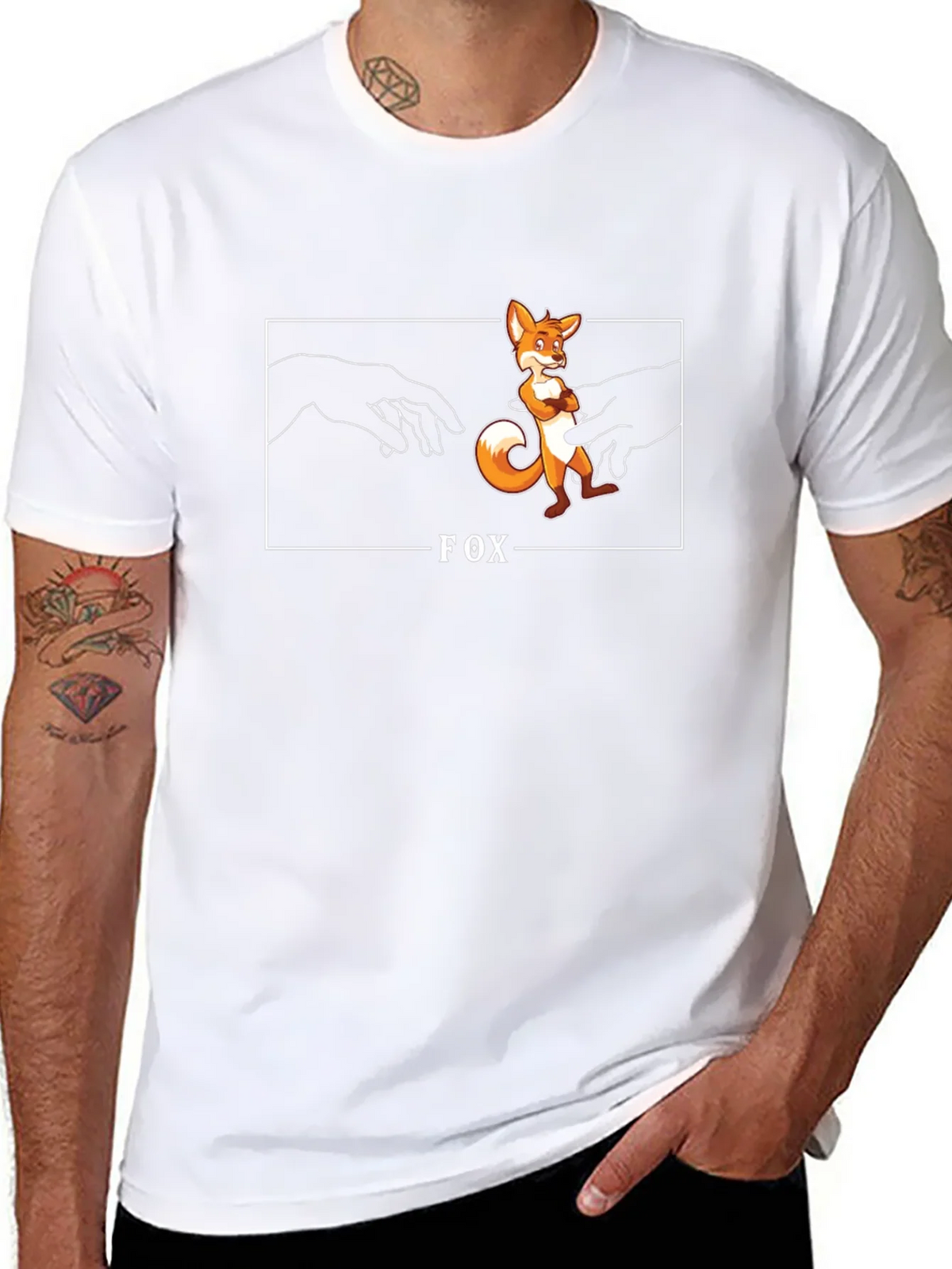Fox Creation Parody Graphic T-Shirt product image 7