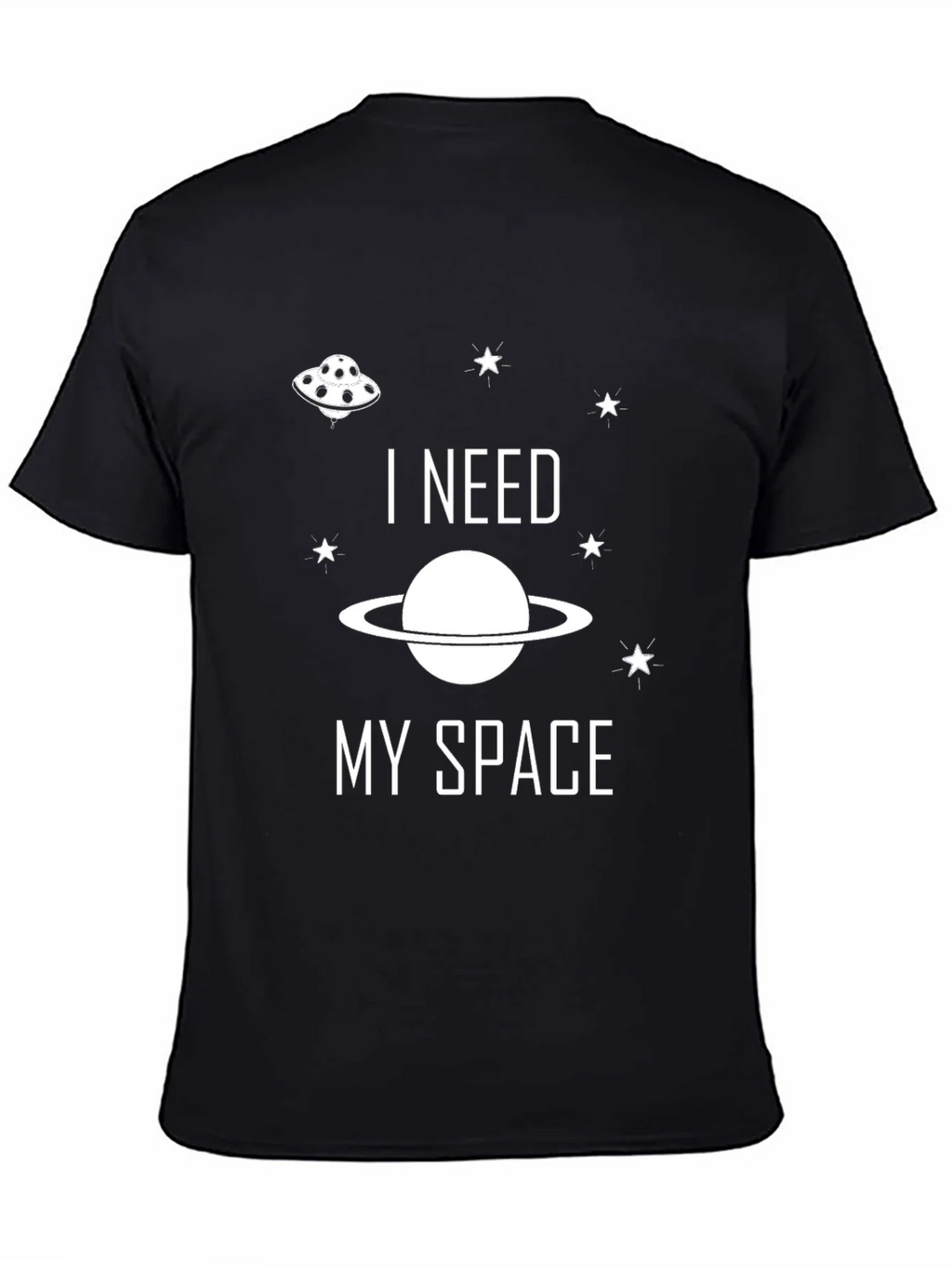 I Need My Space Graphic Tee - Black product image 4