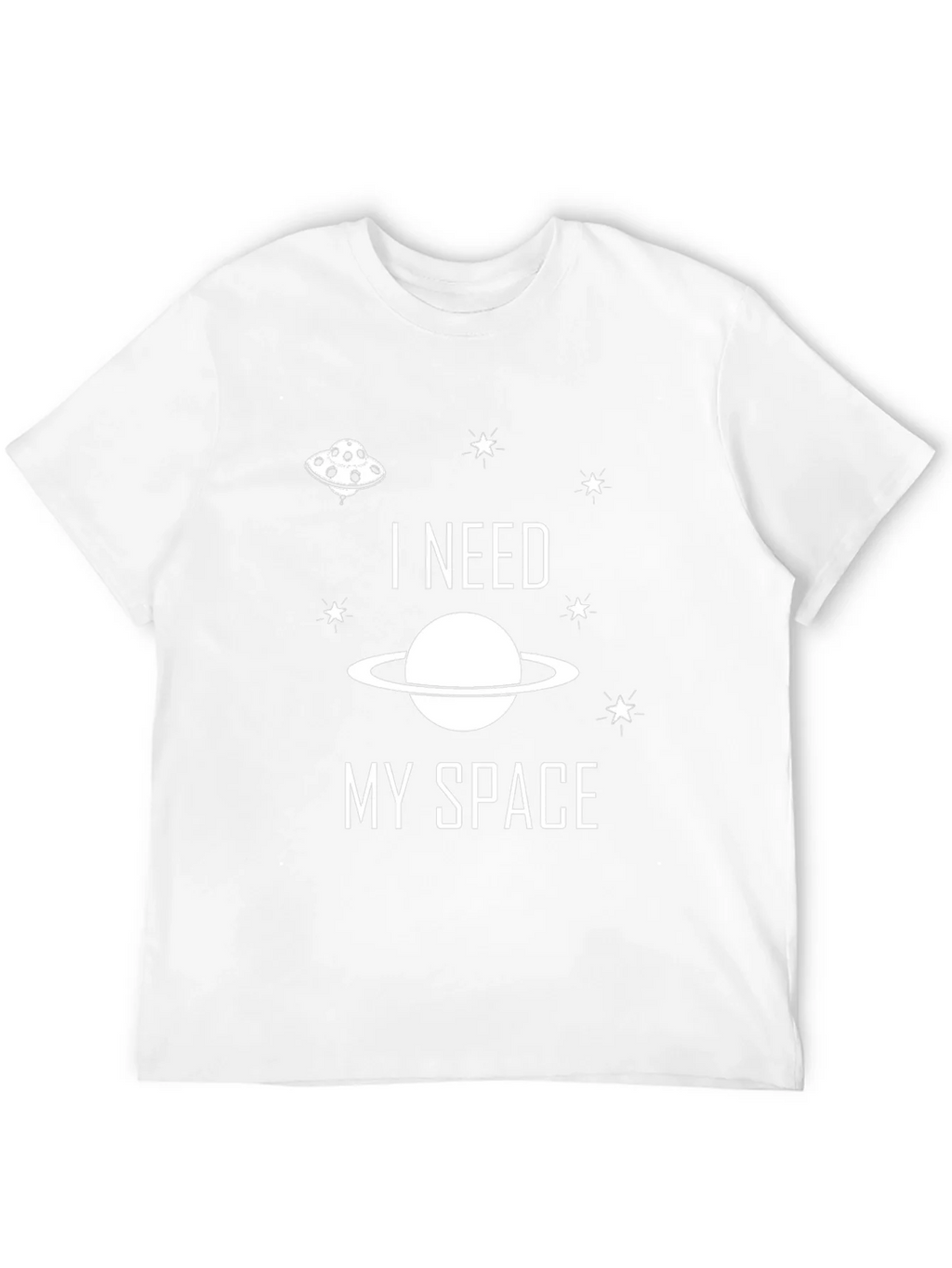 I Need My Space Graphic Tee - Black product image 11