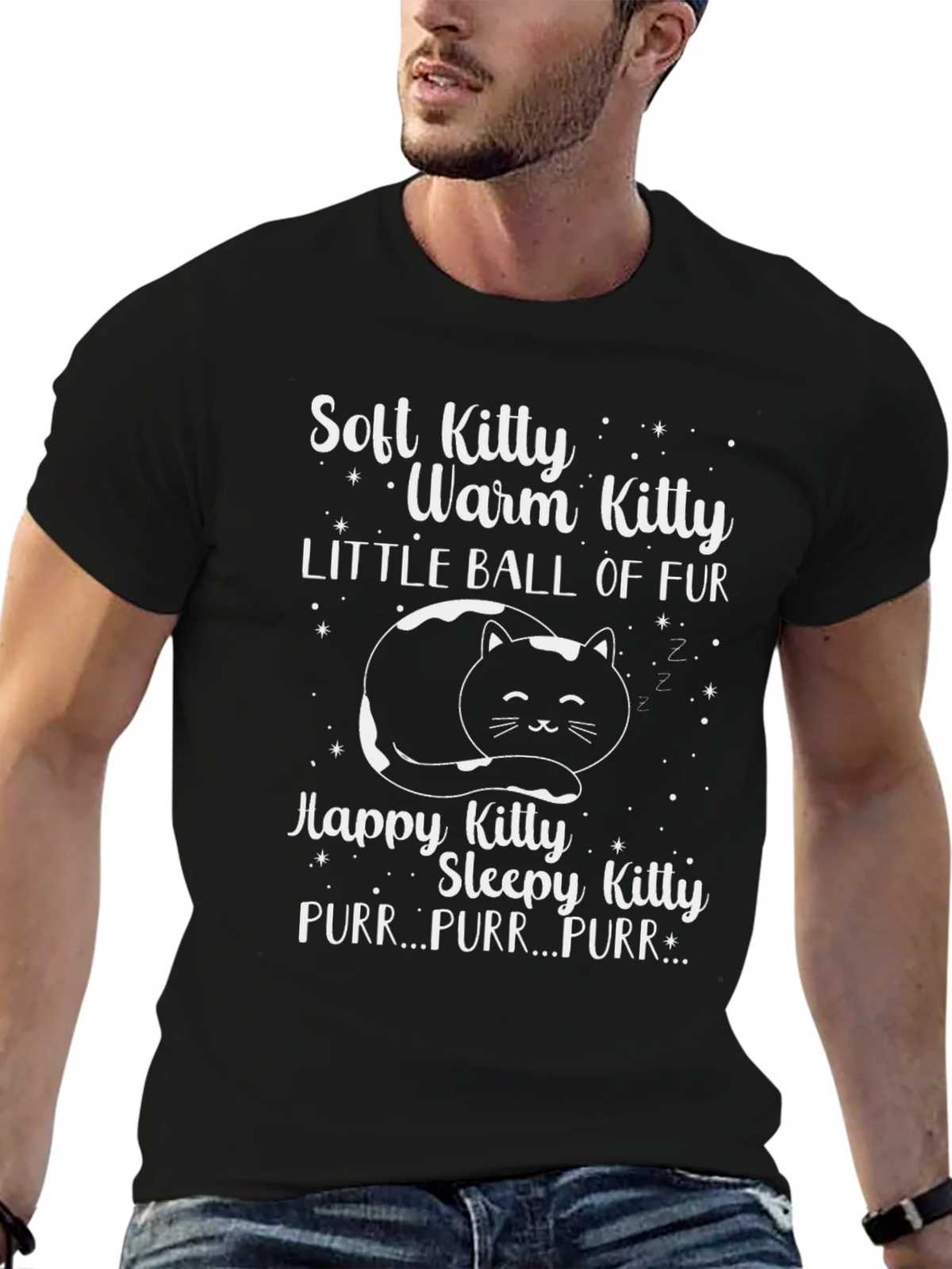 Soft Kitty T-Shirt: Warm & Fuzzy Cat Lover Tee product image 6