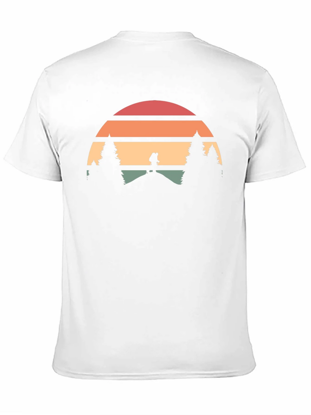 Retro Hiker Sunset Graphic Tee - Adventure Shirt product image 5