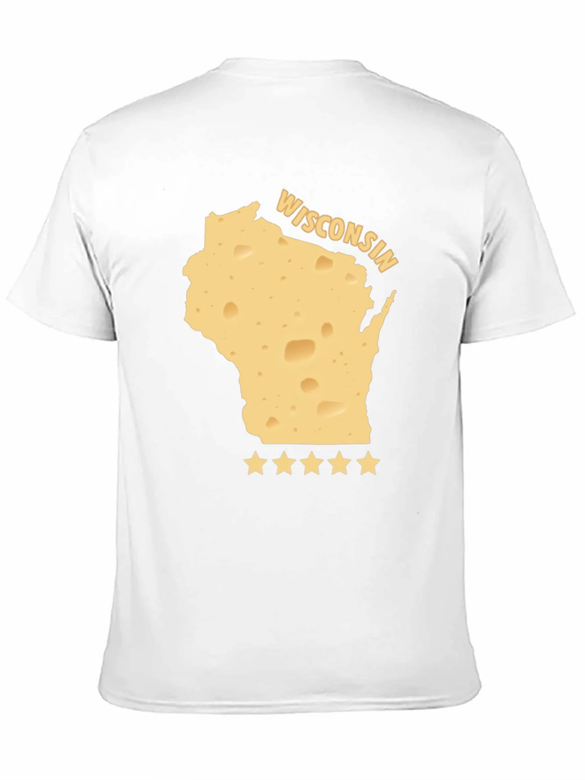 Wisconsin Cheese State Pride T-Shirt - Black product image 10