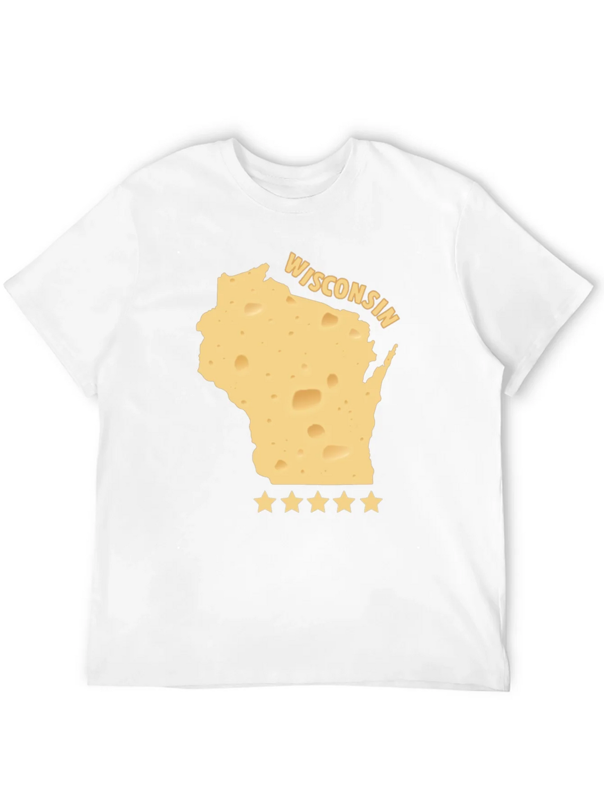Wisconsin Cheese State Pride T-Shirt - Black product image 11