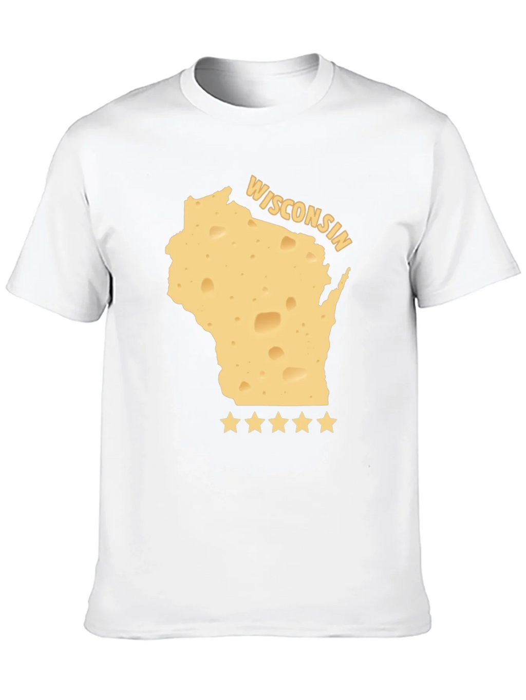 Wisconsin Cheese State Pride T-Shirt - Black product image 9