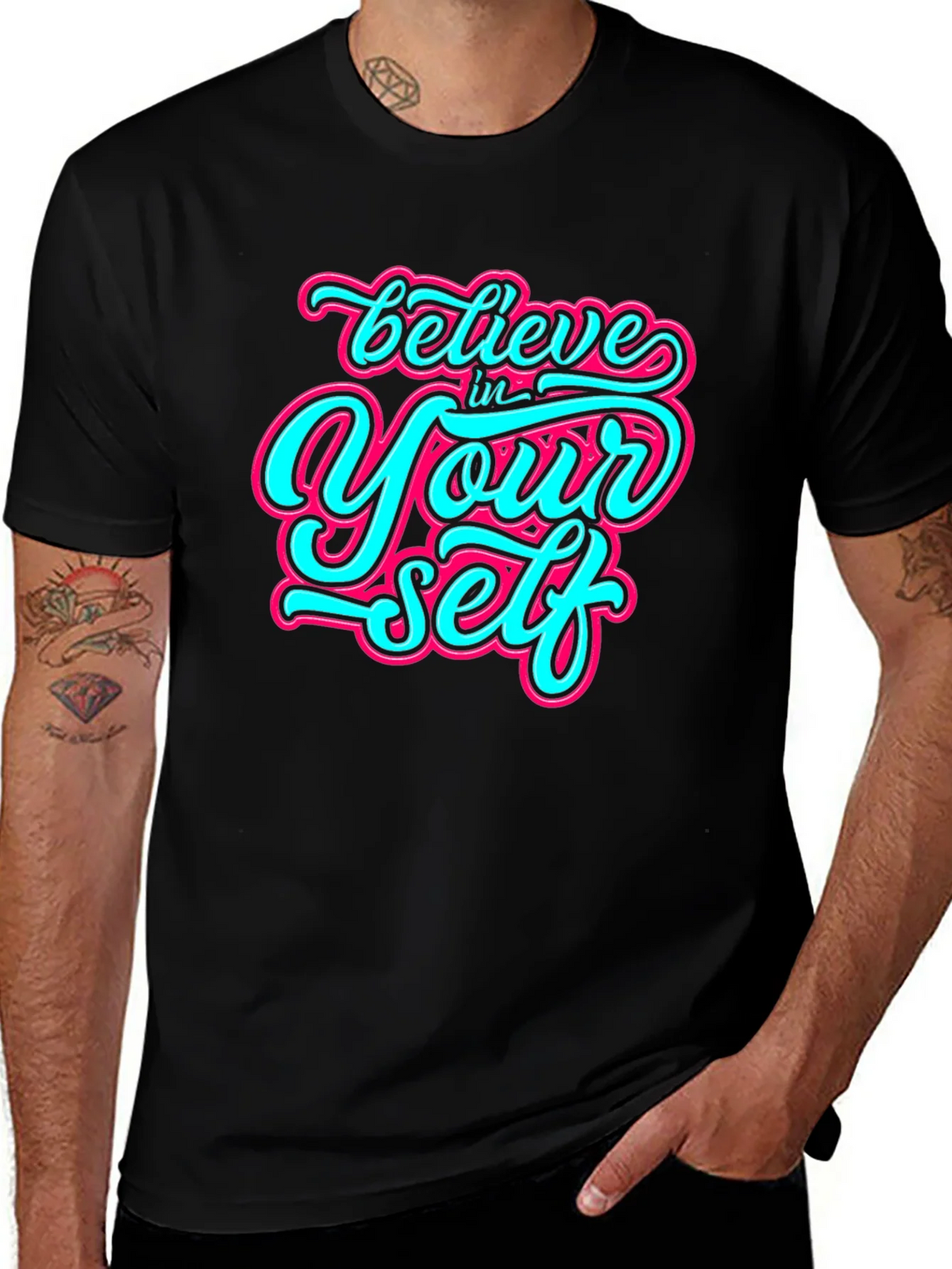 Believe In Yourself Graphic Tee - Inspiring Design product image 1
