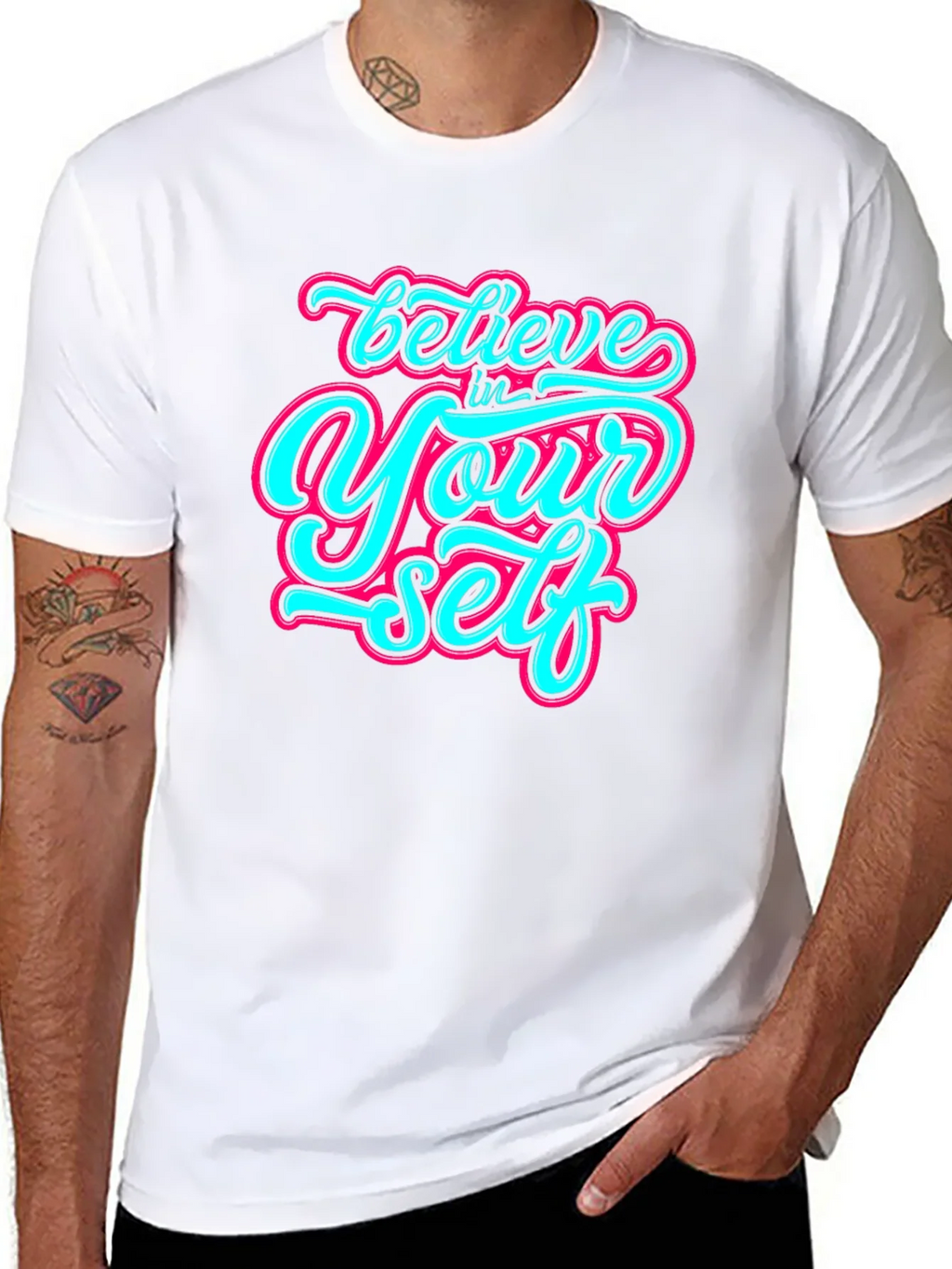 Believe In Yourself Graphic Tee - Inspiring Design product image 5