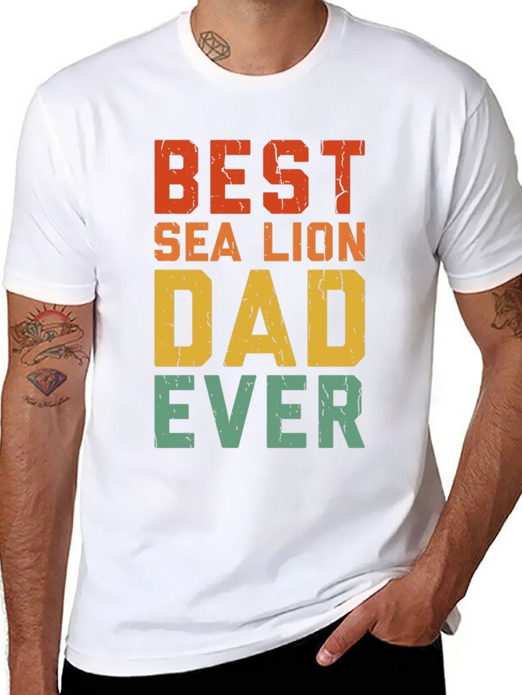 Best Sea Lion Dad Ever T-Shirt product image 7