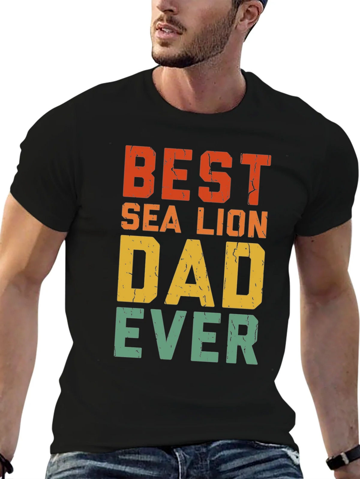 Best Sea Lion Dad Ever T-Shirt product image 6