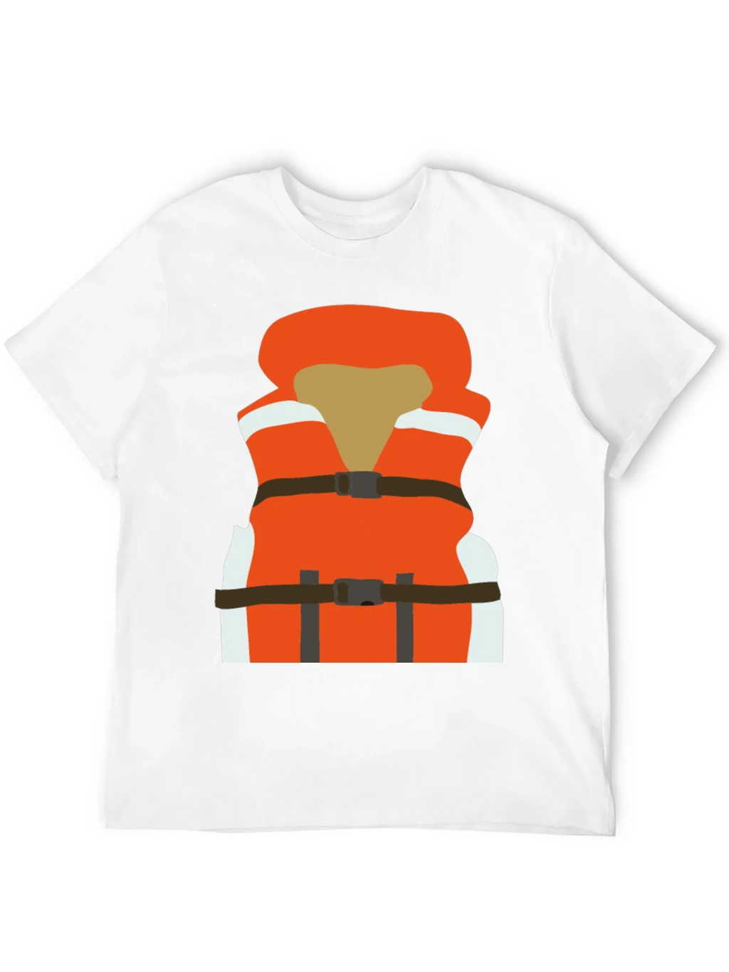 Life Vest Graphic Tee - Black Cotton T-Shirt product image 8