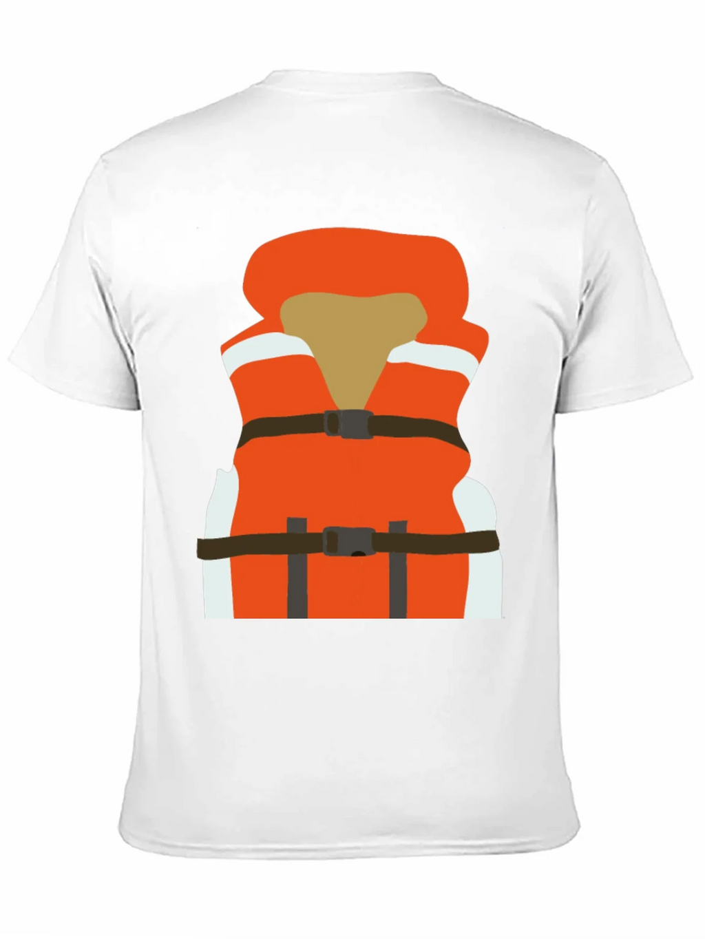 Life Vest Graphic Tee - Black Cotton T-Shirt product image 7